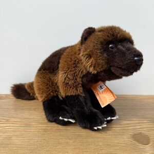 WWF World Wildlife Fund Wolverine Plush Stuffed Animal Toy